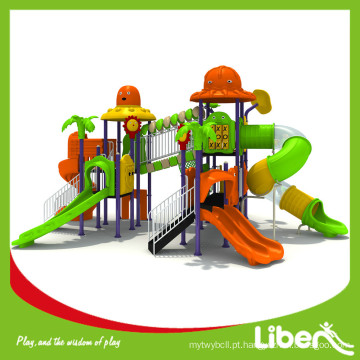 2015 Novo parque de diversões kids parque plástico ao ar livre com preço de fábrica para o jardim de infância